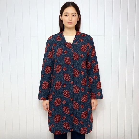 DRIFTWOOD Jackets & Blazers - DRIFTWOOD Turn Heads Floral Crochet Mesh Jacket Coat Sz M NEW